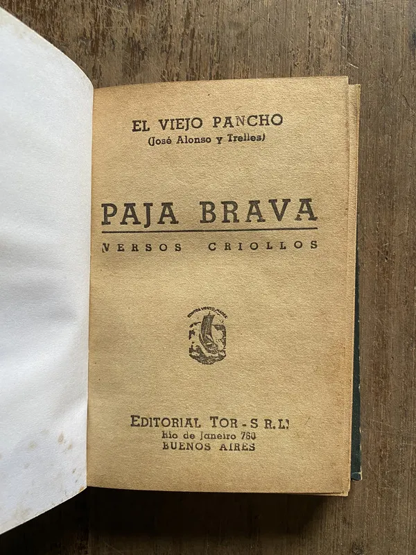 Paja Brava - Alonso y Trelles, Jose (5o5)