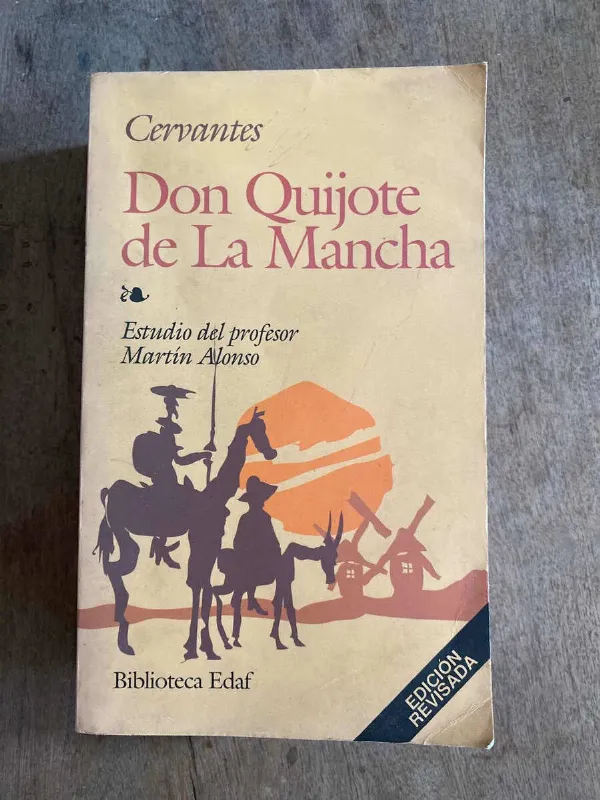 Tapa de El Ingenioso Hidalgo. Don Quijote- De Cervantes Saavedra (A3
