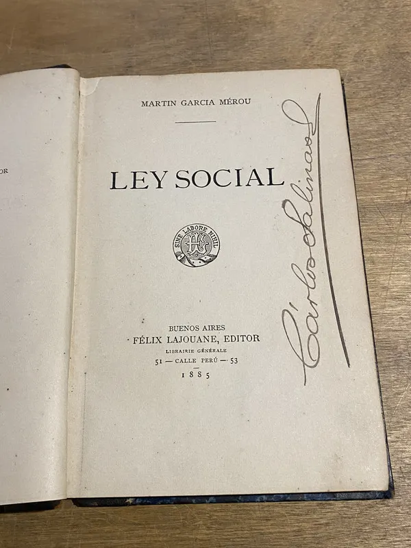 Ley Social - Garcia Merou, Martin (3y1)