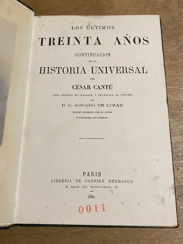 Los ultimos treinta años - Cantu, Cesar (3y1)