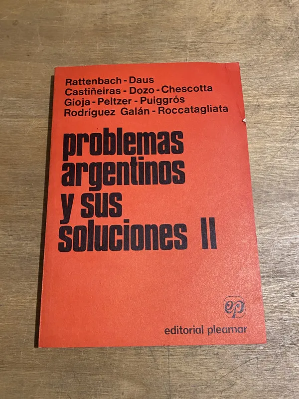 Problemas argentinos y sus soluciones II - Rattenbach (3y1)