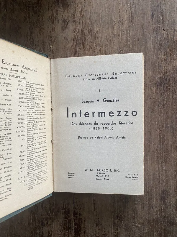 Intermezzo - Gonzalez, Joaquin V. (5e1)