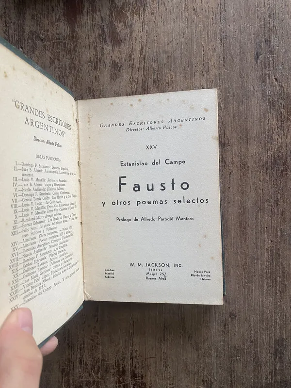 Fausto - Del Campo, Estanislao (5e1)