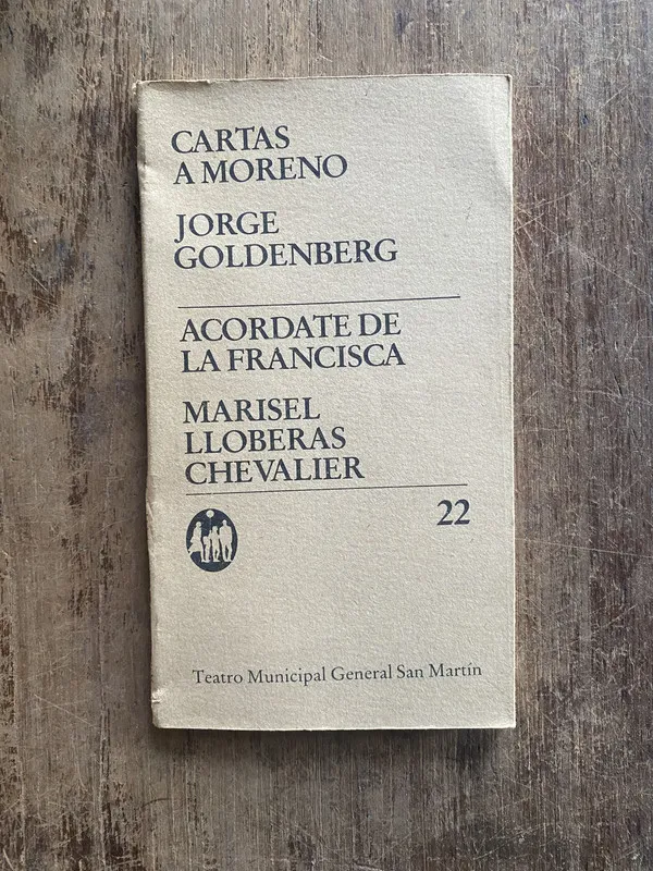 Cartas a Moreno - Goldenberg, Jorge (5e1)
