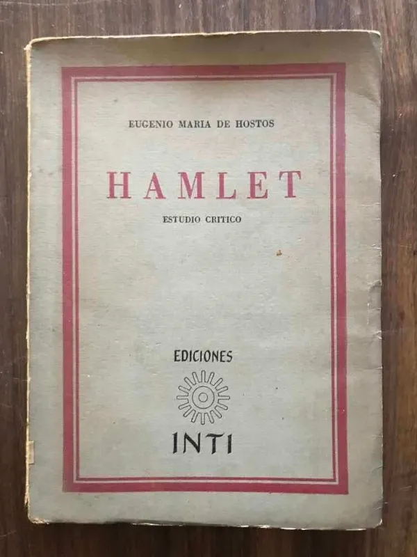 Hamlet. Estudios Criticos - De Hostos, Eugenio Maria (v4)