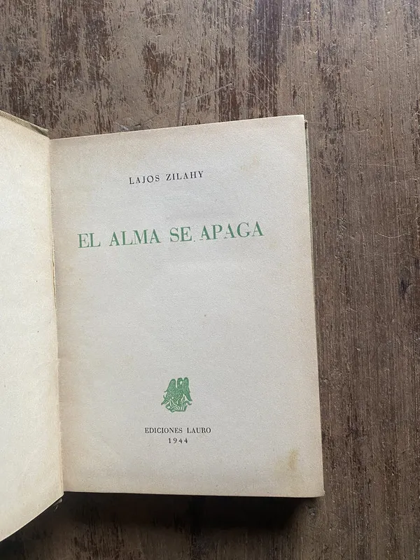 El alma se apaga - Zilahy, Lajos (5e6)