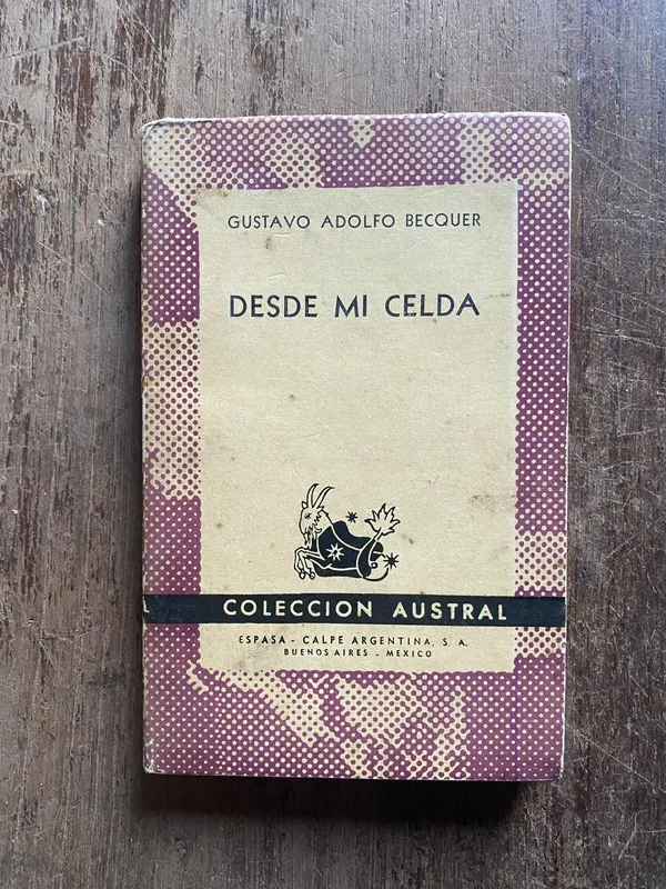 Desde mi celda - Becquer, Gustavo Adolfo (5e6)