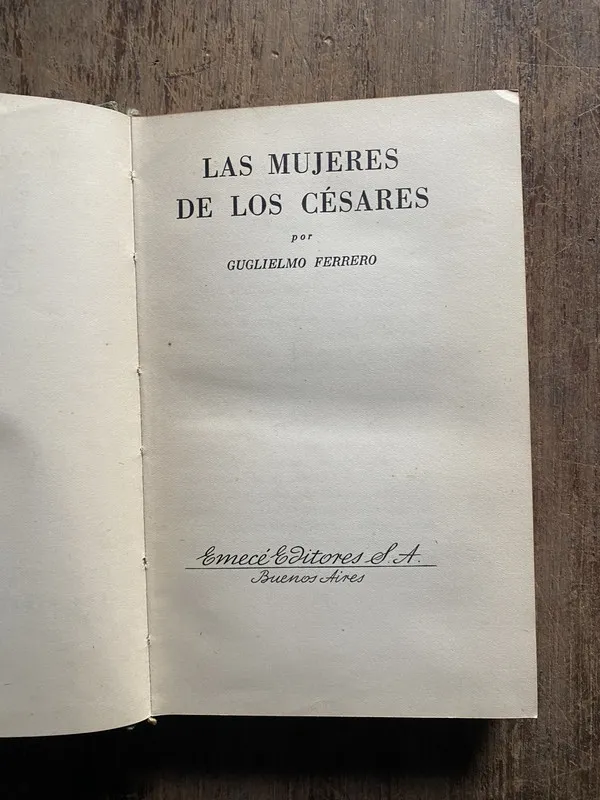 Las mujeres de los Cesares - Ferrero Guglielmo (5t1)