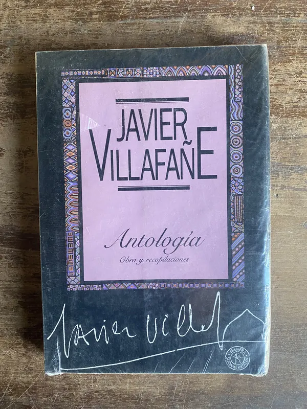 Tapa de Antologia - Villafañe Javier (5t6)