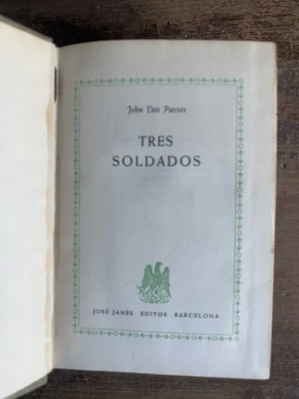 Tapa de Tres Soldados - Dos Passos John (5t7)