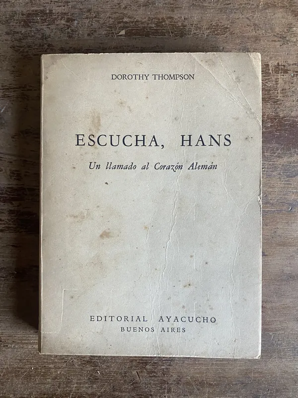 Escucha Hans - Thompson Dorothy (5t7)