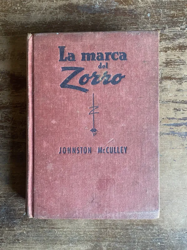 Tapa de La marca del Zorro - McCulley Johnston (5t7)