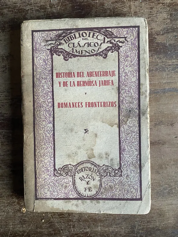 Tapa de Historia del Abencerraje y de la Hermosa Jarifa - (5n2)
