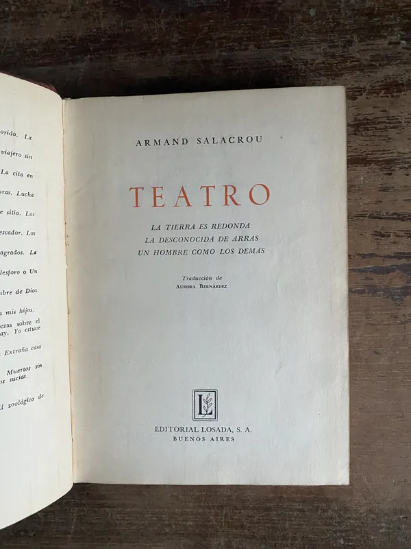 Teatro - Salacrou Armand (5n3)