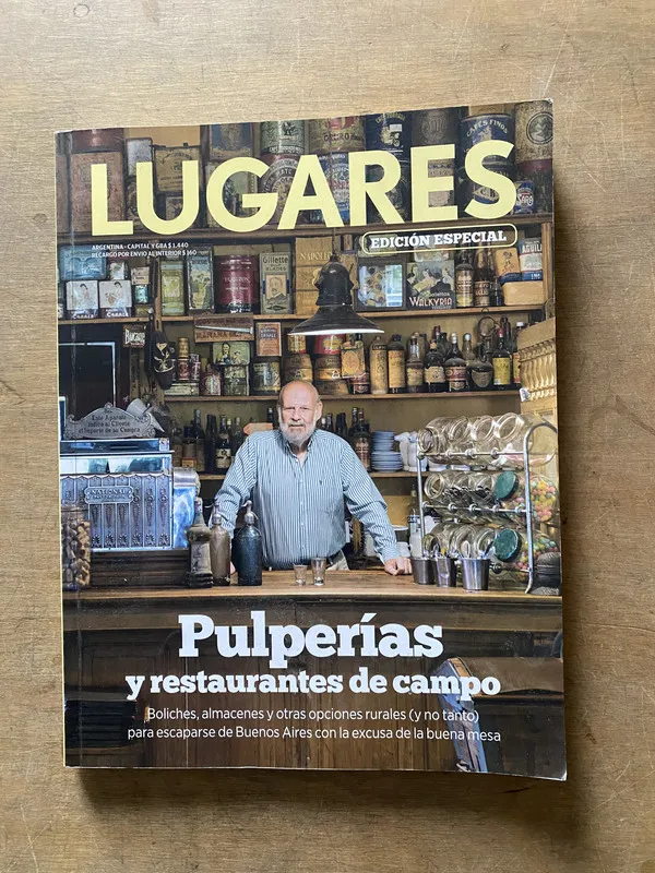 Tapa de Pulperias y restaurantes de campo - (3y2)