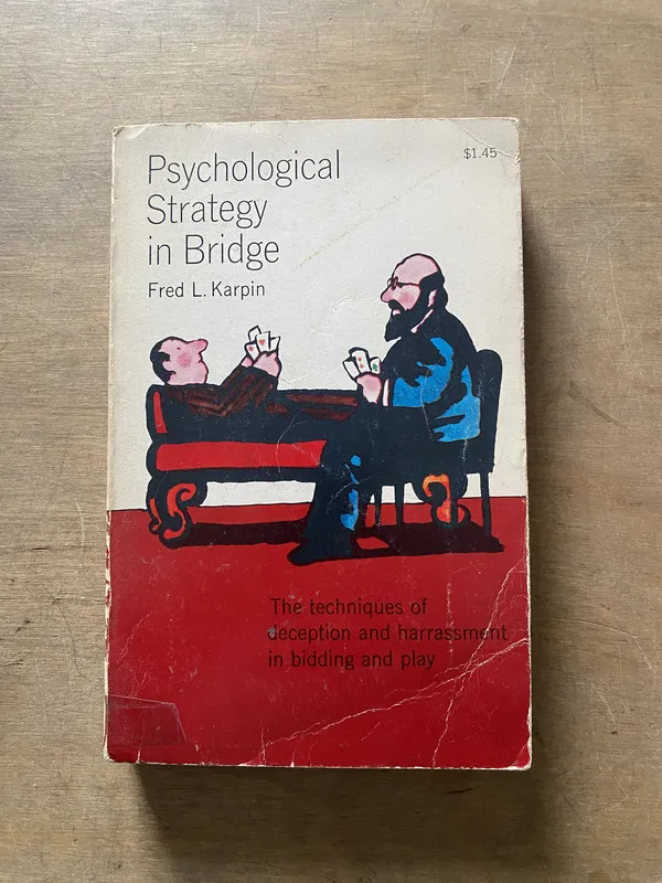 Tapa de Psychological Strategy in Bridge - Karpin Fred L. (3y2)