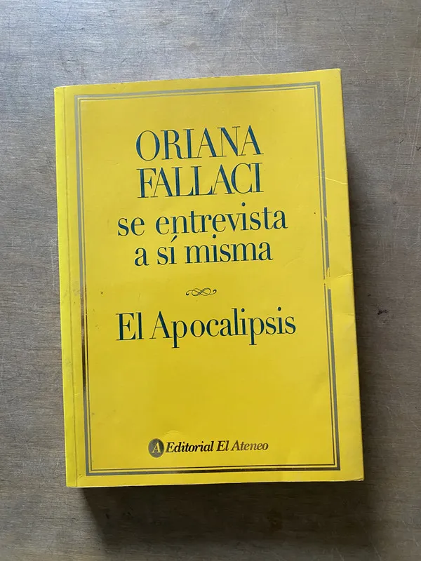 Oriana Fallaci se entrevista a si misma - Fallaci (3y2)