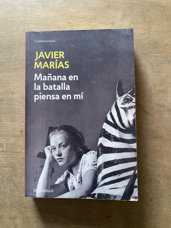 Tapa de Mañana en la batalla piensa en mi - Marias Javier (3x1)