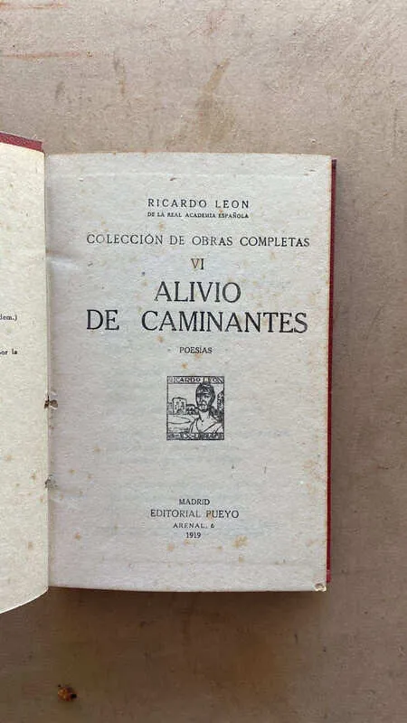 Alivio De Caminantes - Leon, Ricardo (u5)