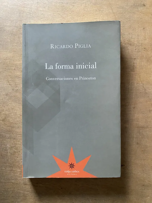 La forma inicial - Piglia Ricardo (3x2)