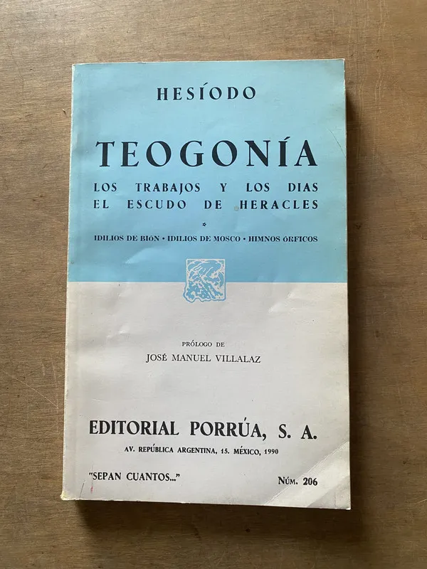 Teogonia - Hesiodo (3x2)