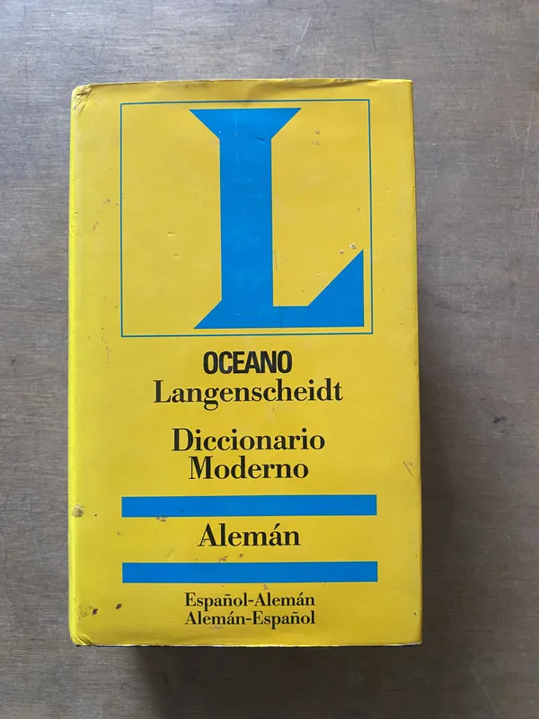 Tapa de Diccionario Moderno Aleman - (3x2)