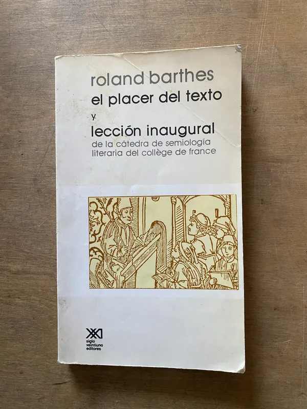 El placer del texto y leccion inaugural - Barthes (3x3)