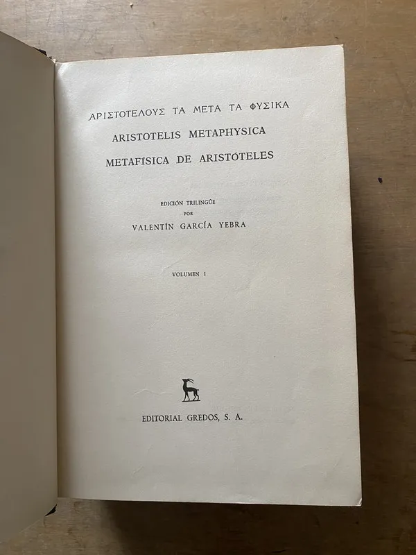 Metafisica de Aristoteles - Aristoteles (3x7)