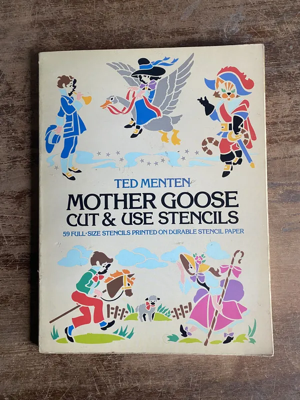 Mother Goose Cut & Use Stencils - Menten Ted (5t0)