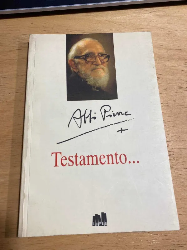 Tapa de Testamento - Pierre, Abbe (Q2)
