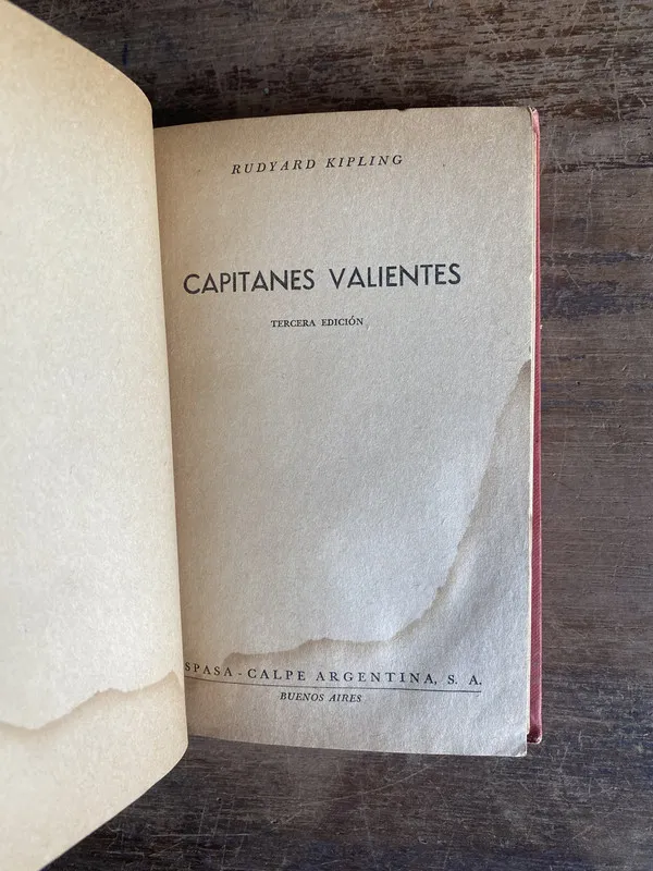 Capitanes Valientes - Kipling Rudyard (5i0)