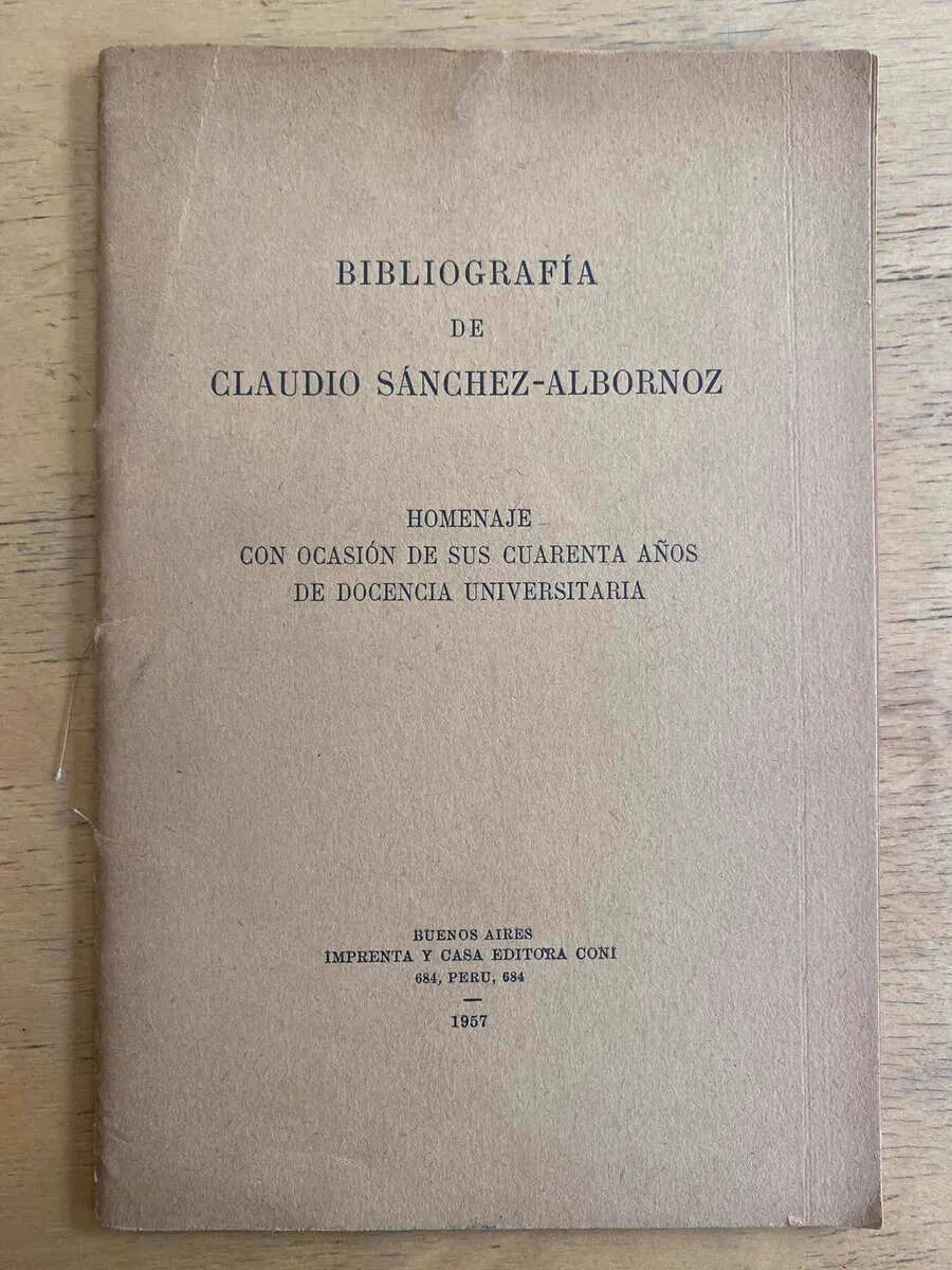 Bibliografia De Claudio Sanchez Albornoz Homenaje Con (g6)