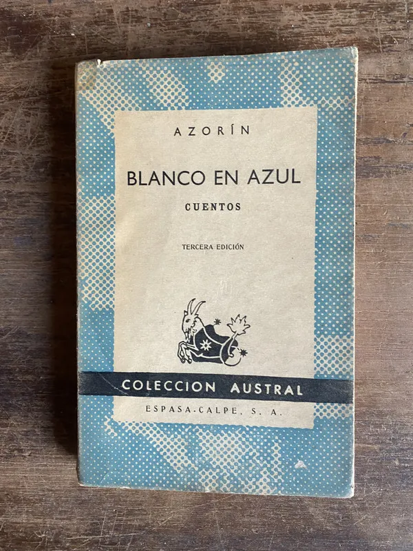 Blanco en Azul - Azorin (4y0)