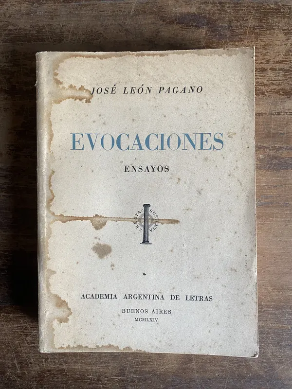 Tapa de Evocaciones - Pagano Jose Leon (4z0)