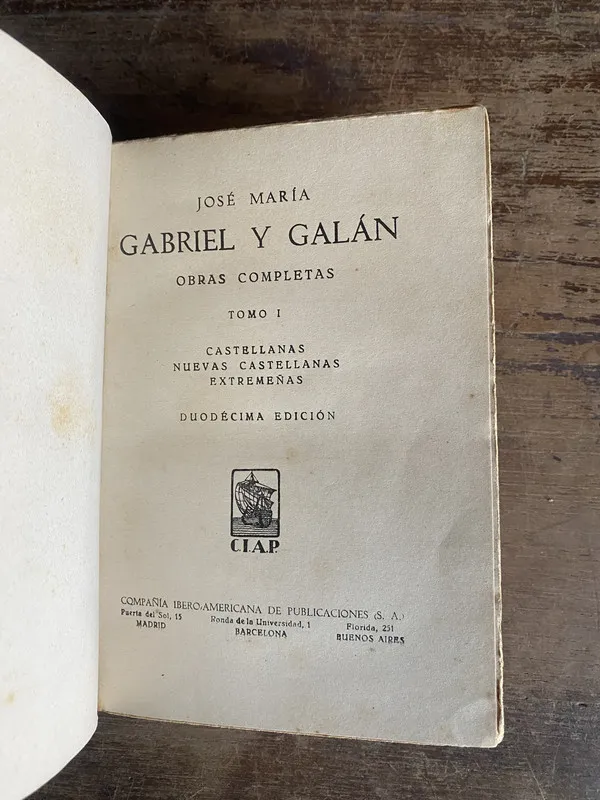 Obras Completas - Gabriel y Galan Jose Maria (4z0)