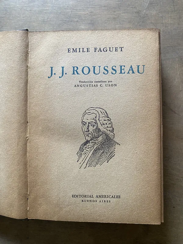 J. J. Rousseau - Faguet Emile (3x4)