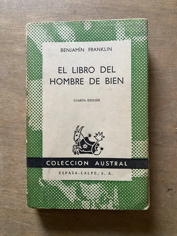 El libro del hombre de bien - Franklin Benjamin (3x5)