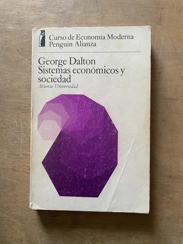 Tapa de Sistemas economicos y sociedad - Dalton George (3x5)