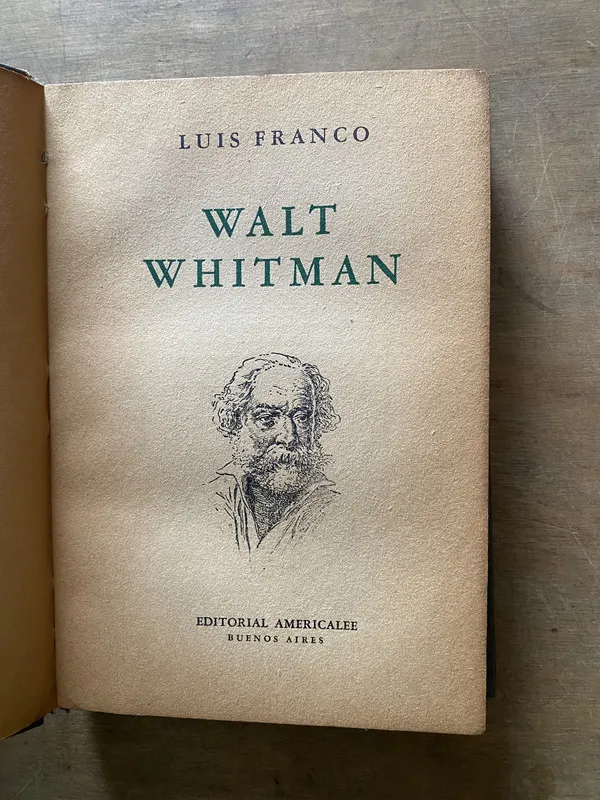 Walt Whitman - Franco Luis (3x5)