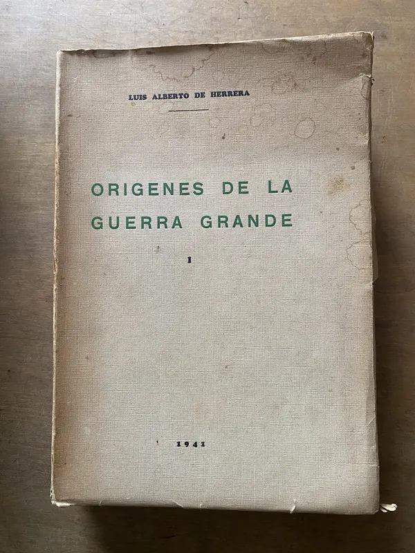 Origenes de la Guerra Grande - De Herrera (3x5)