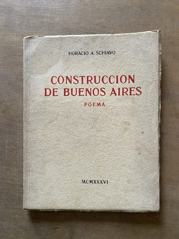 Tapa de Construccion de Buenos Aires - Schiavo Horacio A. (3x6)