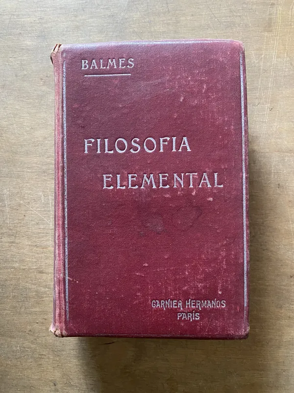 Filosofia Elemental - Balmes (3x6)