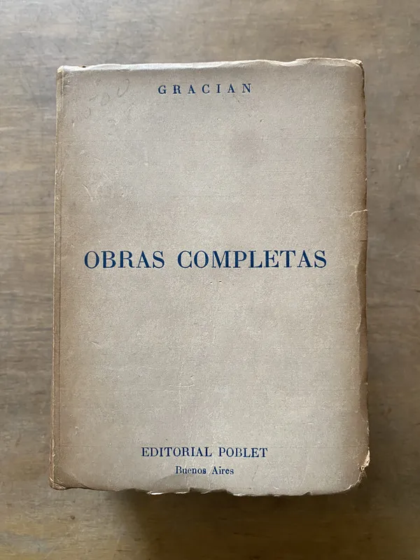 Obras Completas - Gracian (3x7)