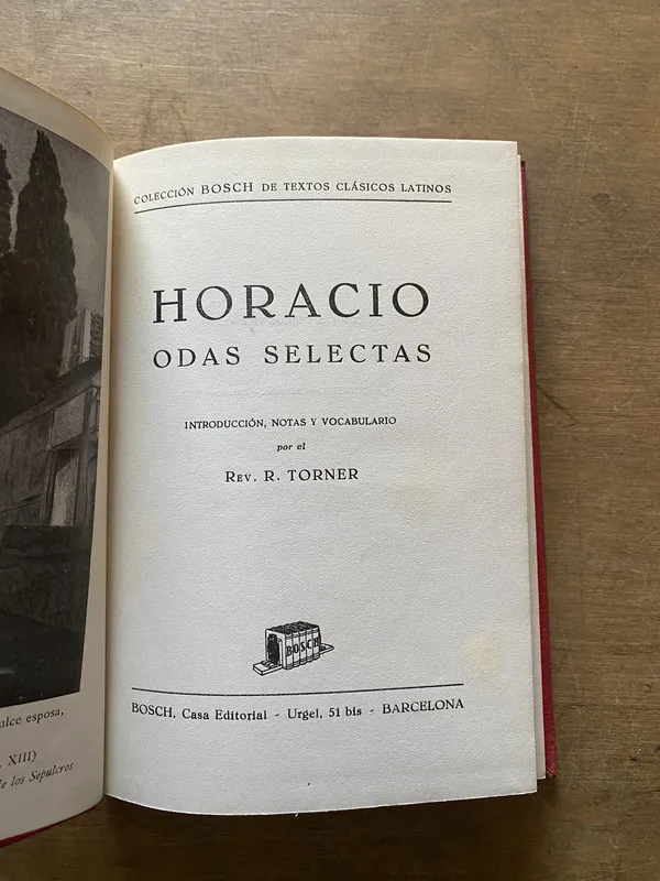 Odas Selectas - Horacio (3u1)