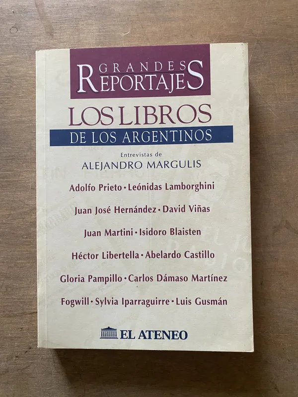 Tapa de Los libros de los argentinos - Margulis Alejandro (3u1)