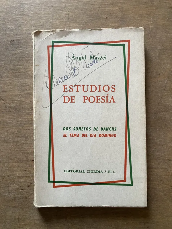 Estudios de poesia - Mazzei angel (3u2)