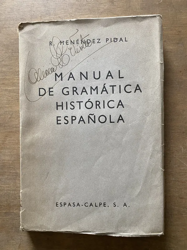 Manual de Gramatica Historica - Menendez Pidal (3u2)