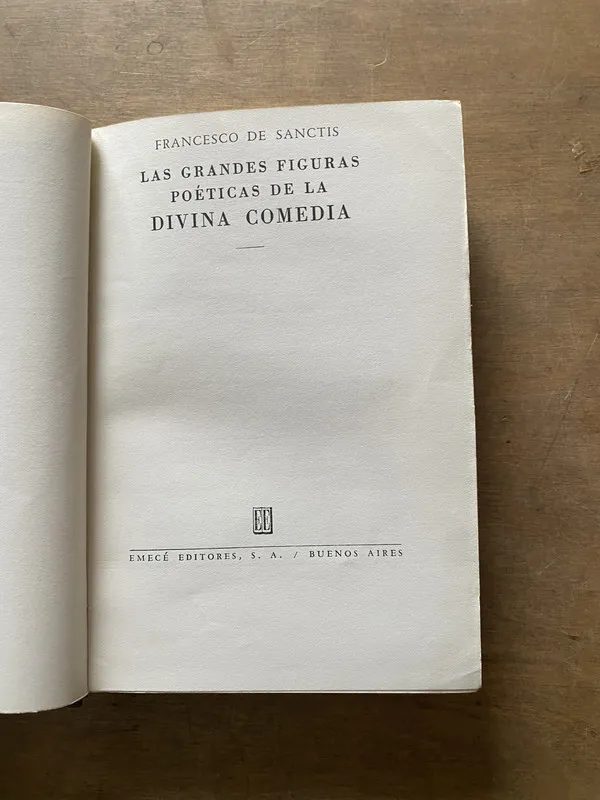 Las grandes figuras poeticas de la Divina - De Sanctis (3u2
