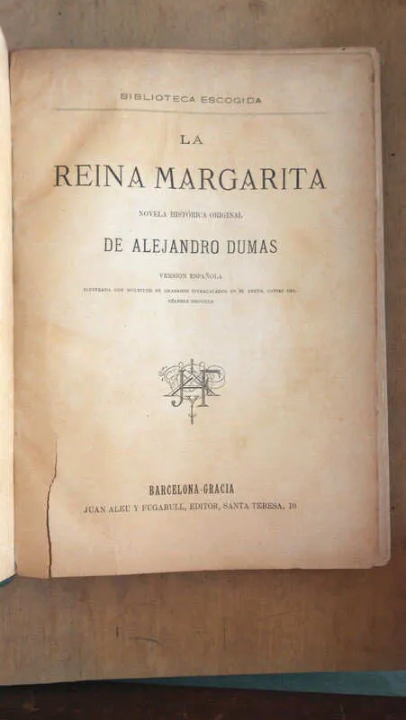 La Reina Margarita - Dumas, Alejandro (bb4)