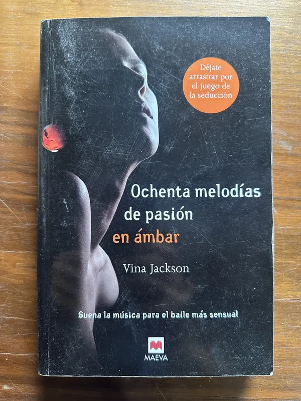 Tapa de Ochenta melodias de pasion en ambar - Jackson Vina (5c1)